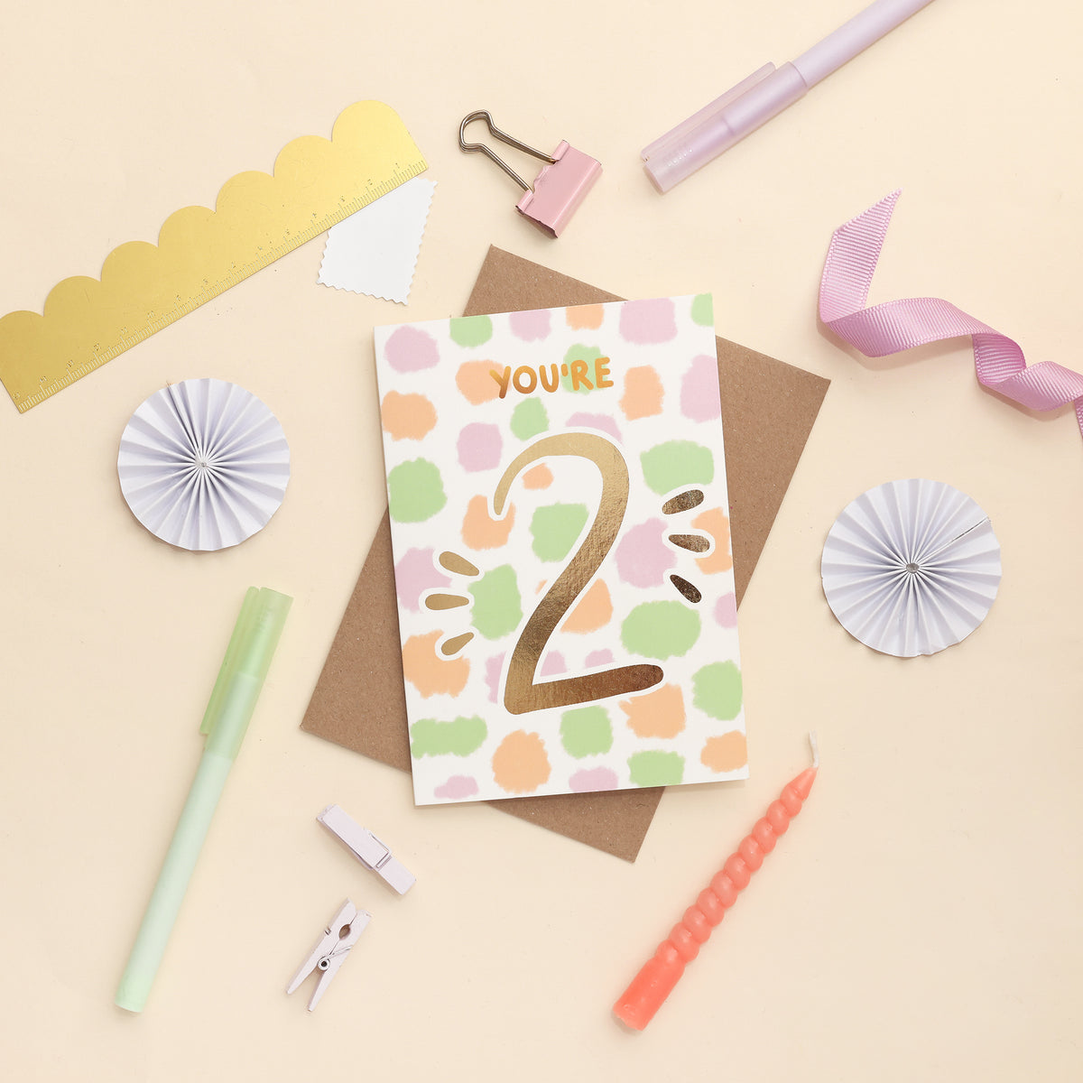 You're Two | Age cards | Second Birthday