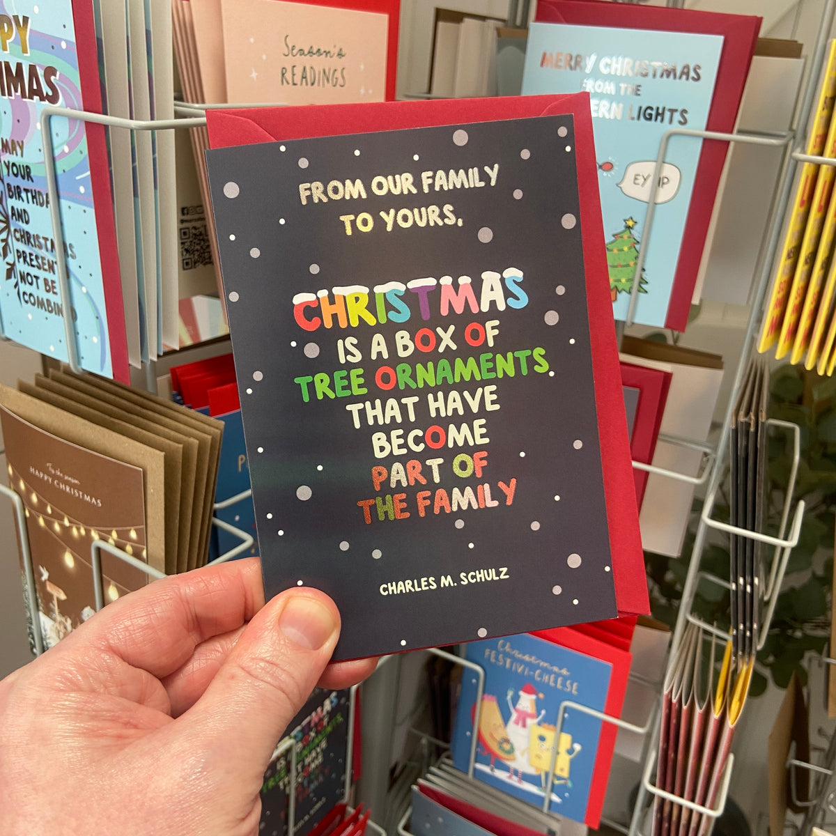 Sentimental Christmas - From Our Family to Yours - Foiled