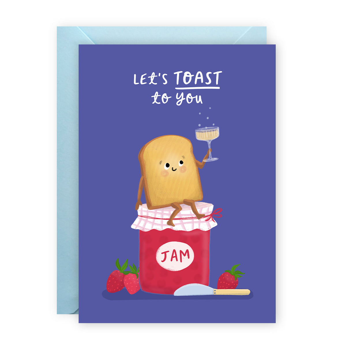 Toast Birthday Card - Congratulations Card