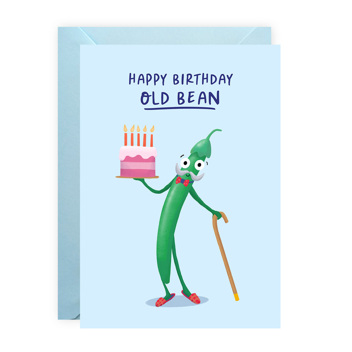 Old Bean Birthday Cards - Funy Greeting Cards For Men - Male