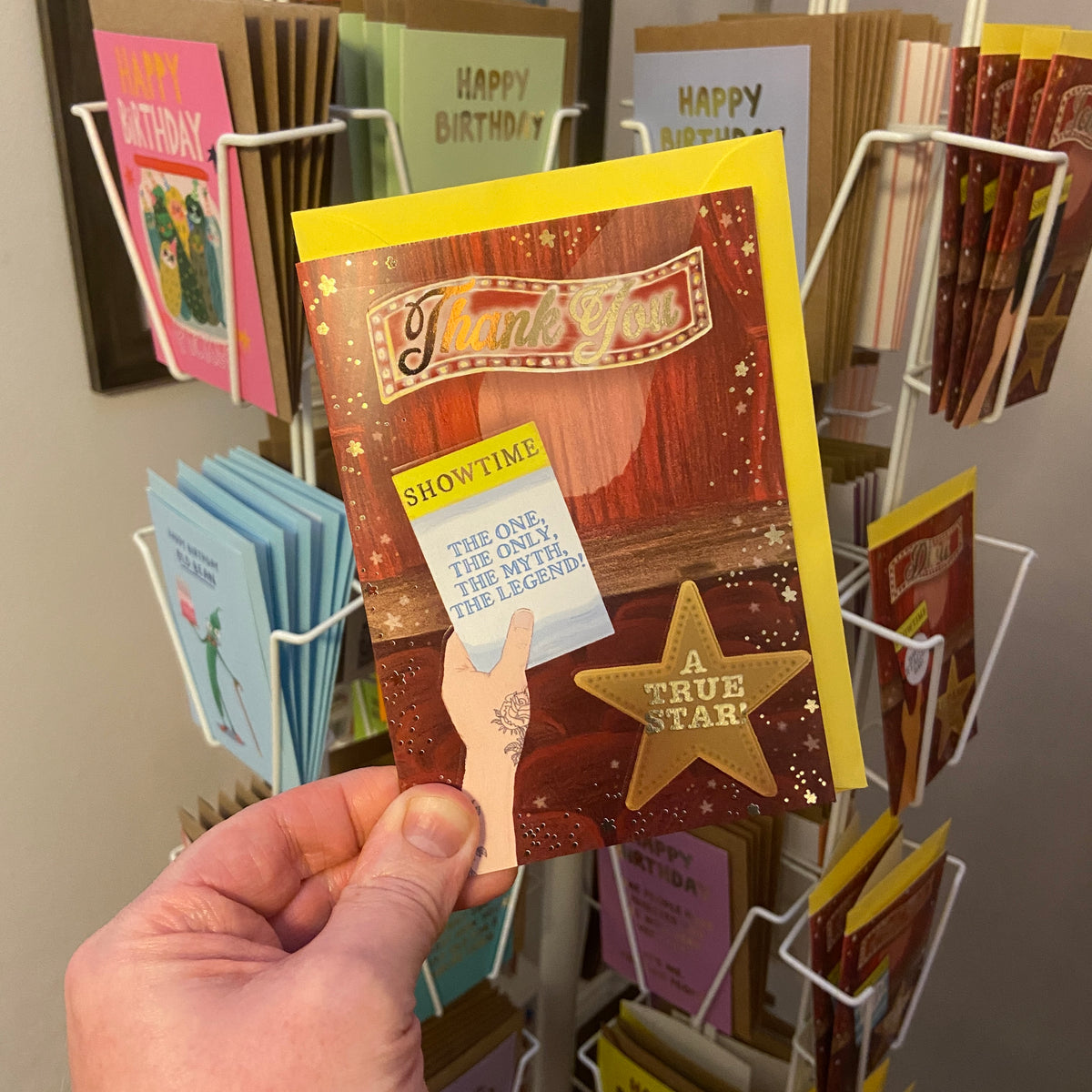 Thank You Card (Showtime Collection, Theatre) - Foiled - A6