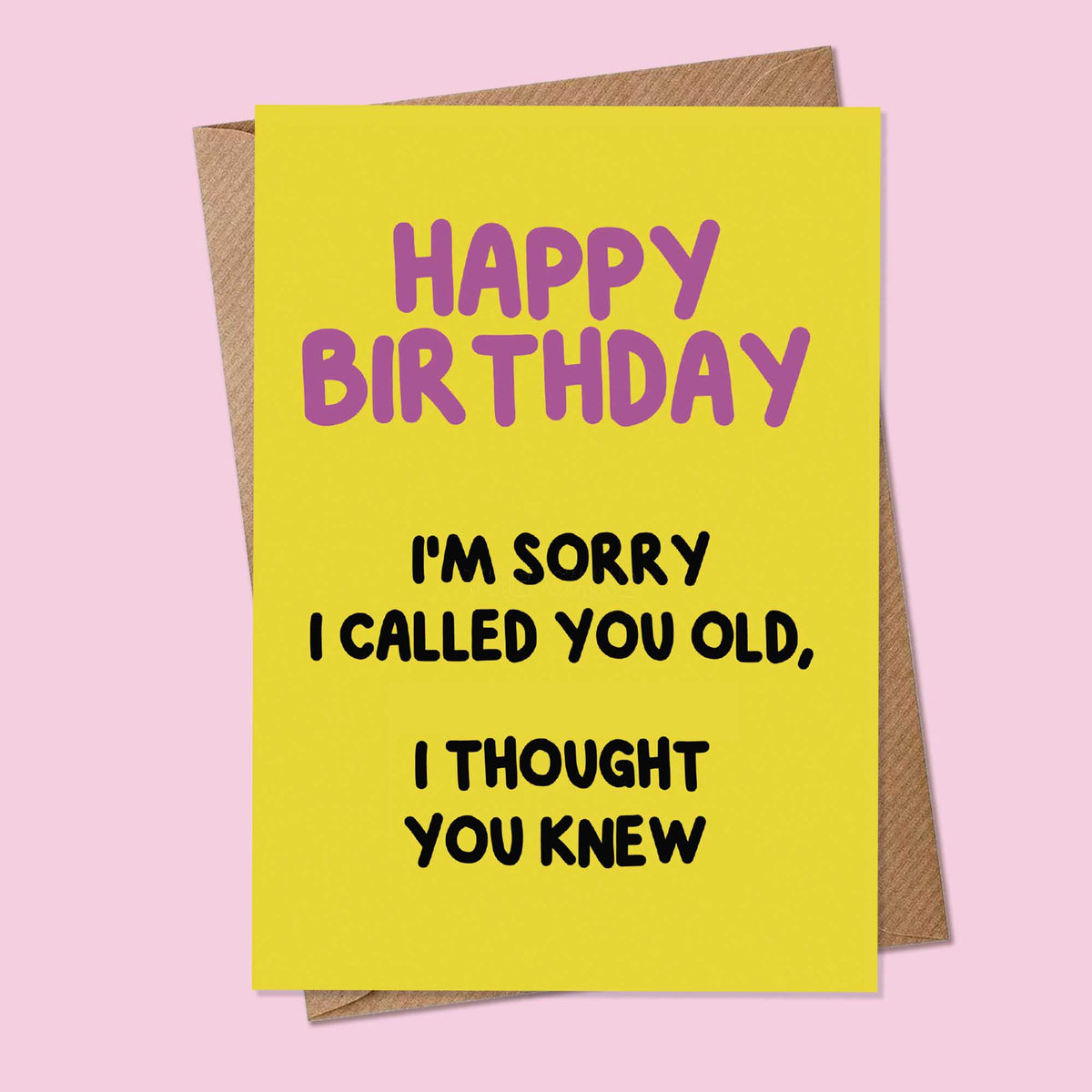 HAPPY BIRTHDAY - Greetings Card