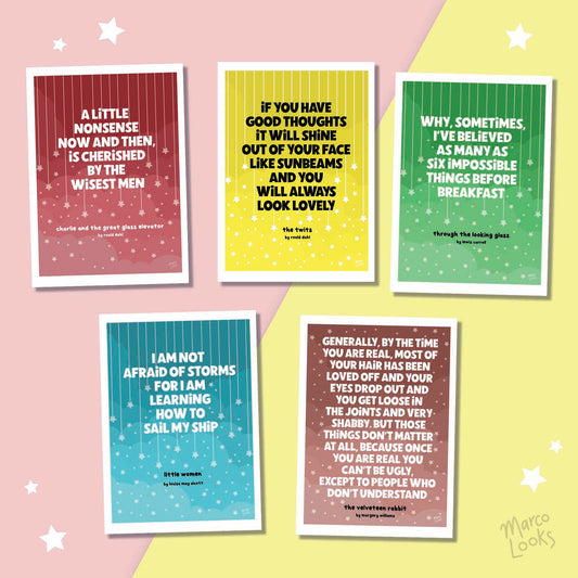 ✨ Unlock Imagination with Bright *NEW* Children's Book Quote Prints