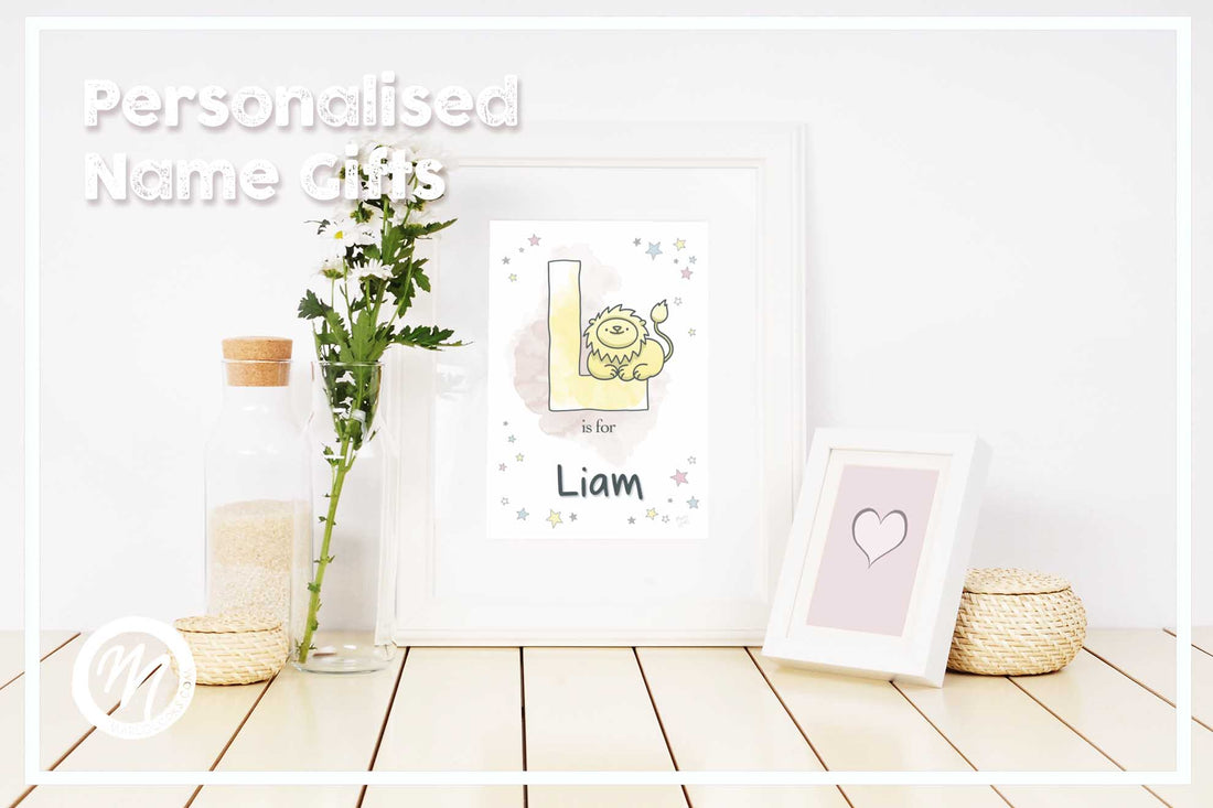 marcolooks personalised name gift for newborn or childs nursery