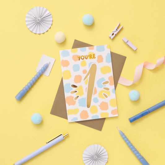 You're One | Age cards | First Birthday