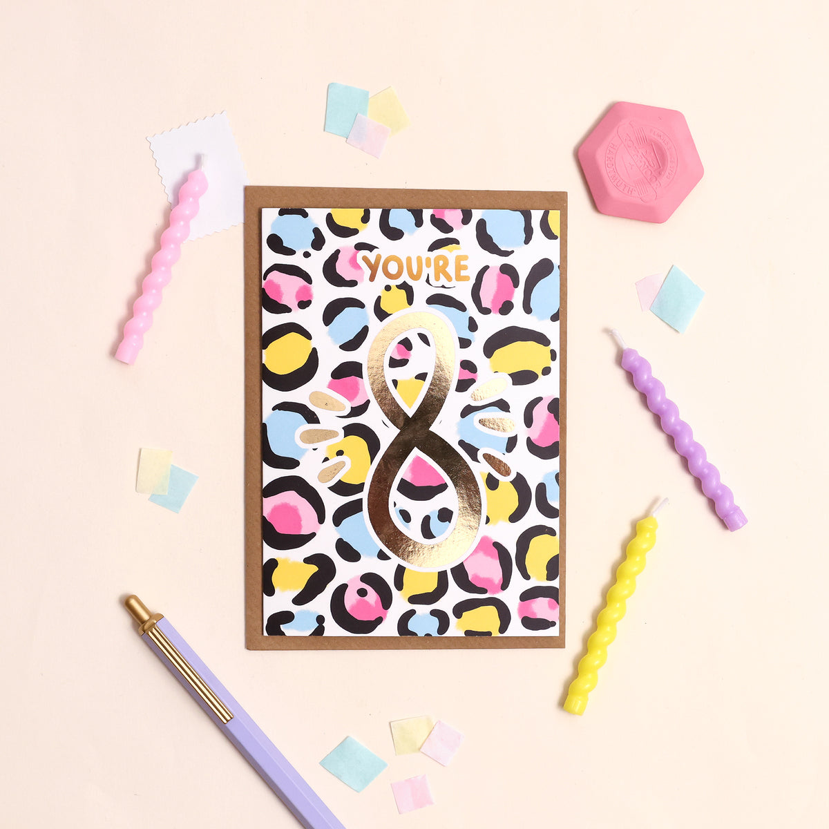 You're Eight | Age cards | Eighth Birthday
