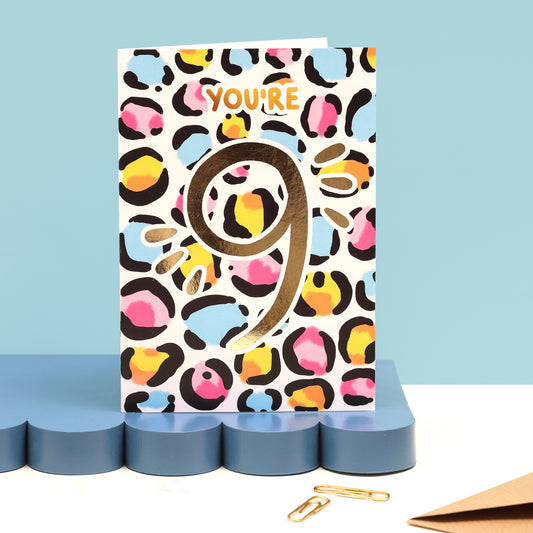 You're Nine | Age cards | Ninth Birthday