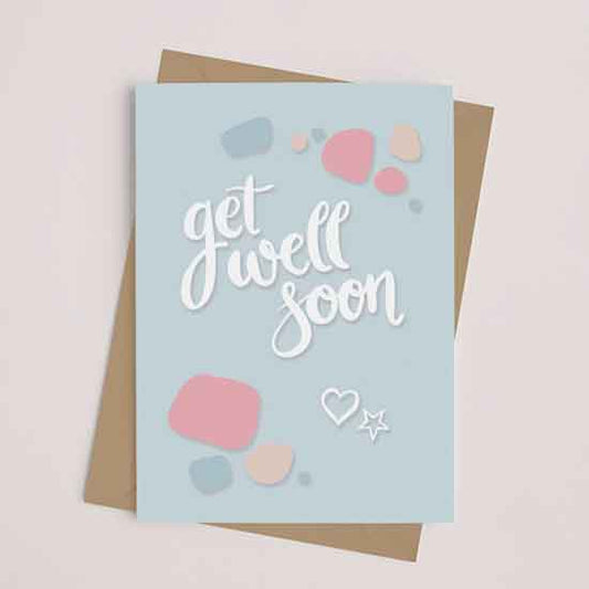 GET WELL SOON - Greetings Card