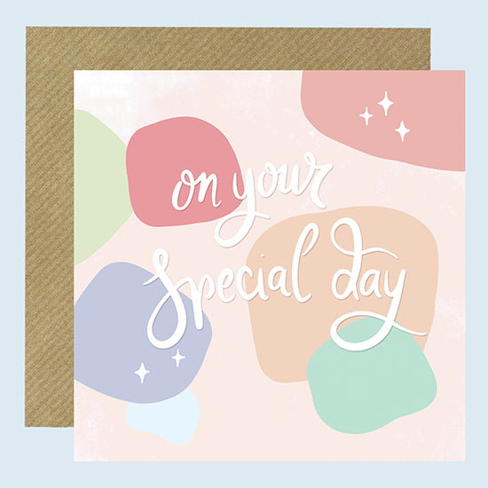 ON YOUR SPECIAL DAY - Greetings Card